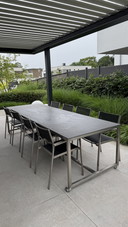 Buitentafel Valeur 300x100cm tafel met 8 stoelen