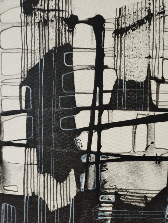 Natia Antadze Abstracte Compositie XXL – Schilderijen & Tekeningen, Canvas (photo 14 of 15)