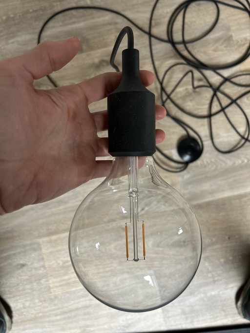 Lampada a sospensione Muuto, cavo 4 m + dimmer da terra