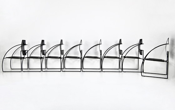 Image 1 of "Quinta" Dining Chairs by Mario Botta for Alias, 1980s, set of 8