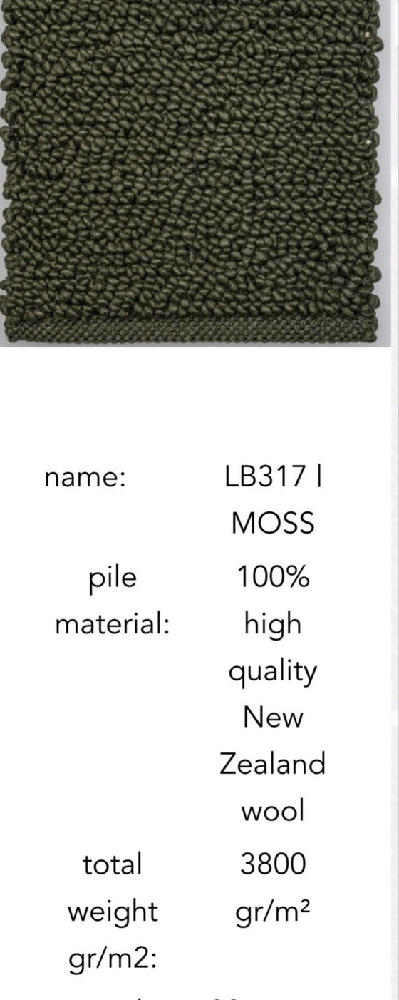Brink en Campman Rug Longbarn Bond/ Bead Moss – Brink & Campman, Rugs & carpets, Wool (photo 6 of 10)