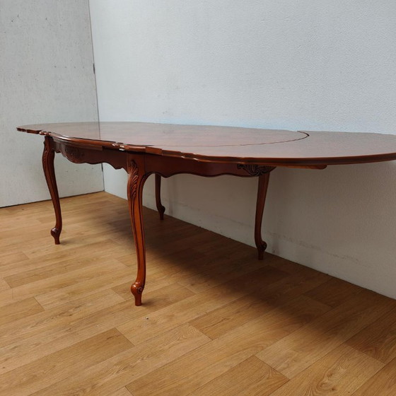 Vintage Country Dining Table Dining Room Table Extendable Table – Wood (photo 12 of 22)