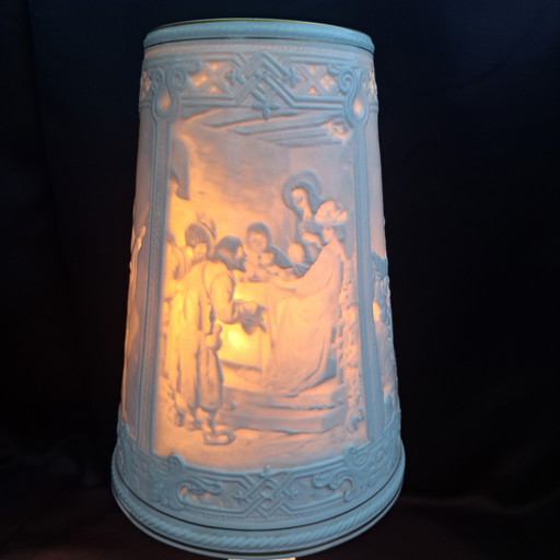 Exclusive Porcelain Table Lamp by Royal KPM Bavaria, Handpainted, approx. 49 cm High