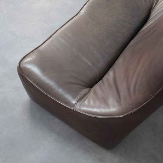 Image 1 of Leren 2-zitsbank “The Rock” van Gerard van den Berg voor Montis (jaren 70)