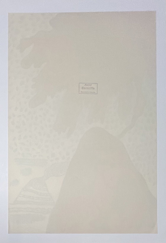 Image 1 of Signed; Guillaume Corneille Lithographie Le Volcan Edition of 25 copies 1973