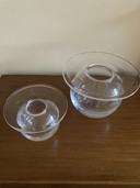 2x Saturnus Vaas Kindermädchen Immer noch Riihimäen Lasi