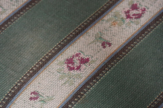 Restored Biedermeier Armchair with Stool, Beech, Oak, Cherry, Austria, 1830s – Textile, Wood (photo 8 of 20)