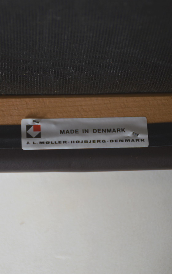 Image 1 of Set Of 6 Chairs Model 80 Designed By Niels Møller, 1960s