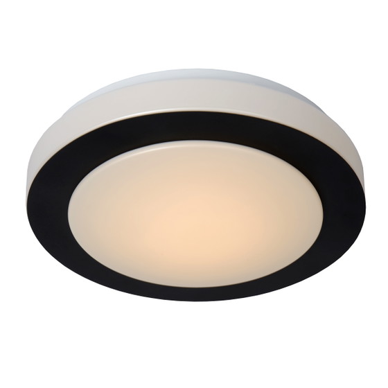 Lucide DIMY Bathroom Ceiling Light Ø28.6cm LED 3 StepDim Black – polished steel, Modern (photo 5 of 5)