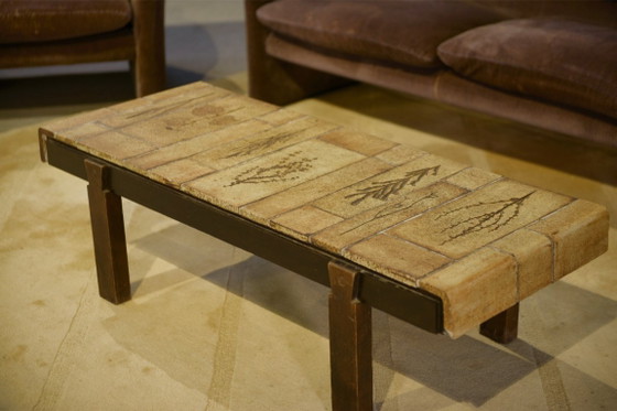 Image 1 of Ceramic coffee table by Roger Capron, Herbier model, 1960s