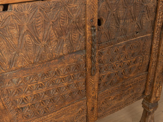 Antieke bruidskist uit de Swat-vallei – Opbergkast, Iron, Wood (photo 8 of 9)