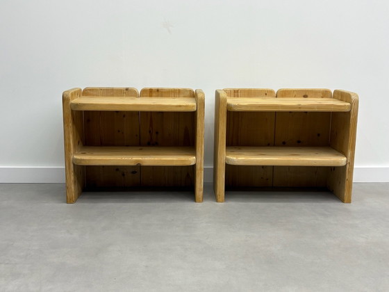 Vintage Brutalist Cabinets – Nightstands, Wood (photo 10 of 12)