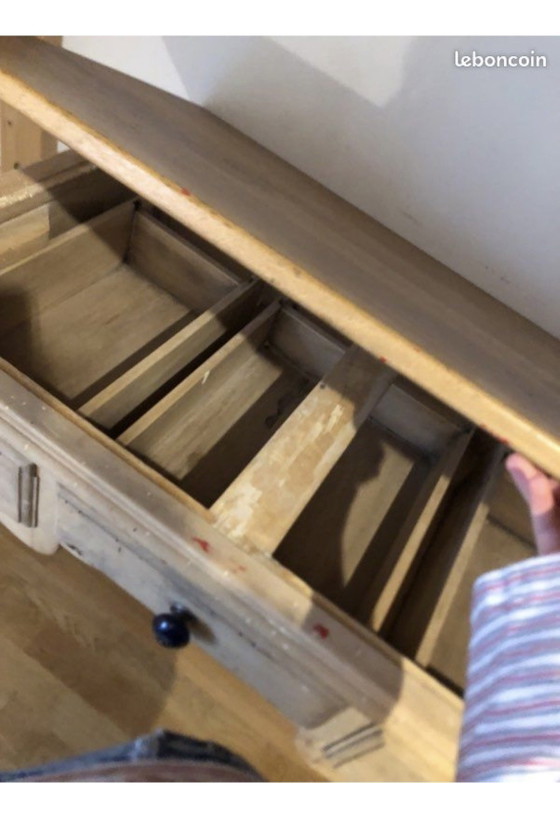 Restaurierter antiker Schreibtisch im Stil Louis XV – Unikat – pas de marque, Wood (photo 6 of 6)
