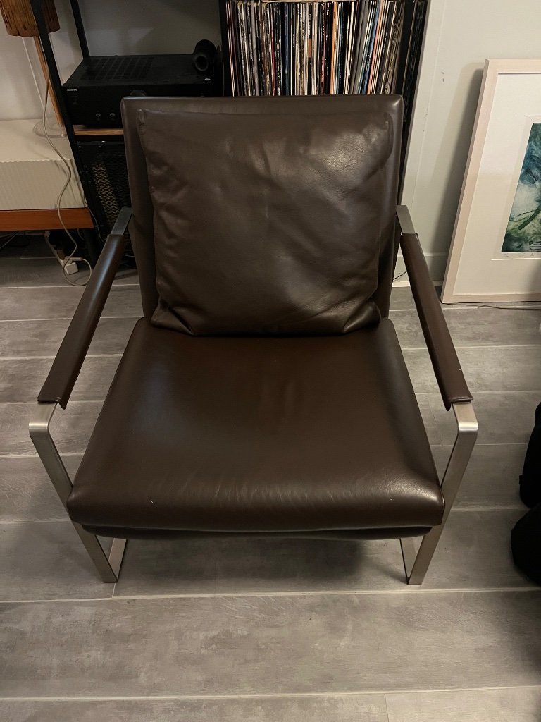 Sillón de cuero Soho Concept