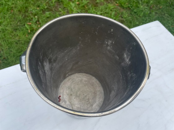 Image 1 of Art Déco 1930 Raffreddatore per champagne Raffreddatore per vino Massé francese