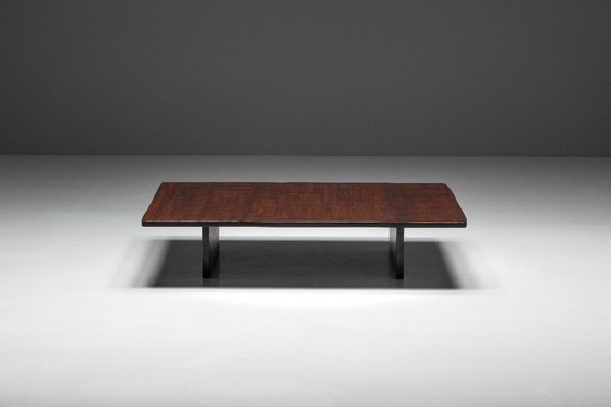 Image 1 of Tavolino da caffè in bambù di Axel Vervoordt, Belgio, anni '80