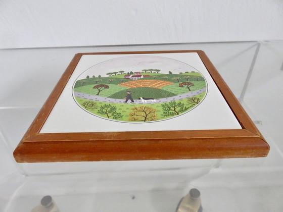 Image 1 of Villeroy & Boch, 3er Set Untersetzer, Design Gerard Laplau, 80er