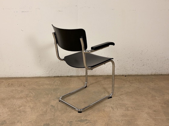 Image 1 of Sedia a sbalzo S43F di Mart Stam per Thonet, anni '70, set di 4 pezzi