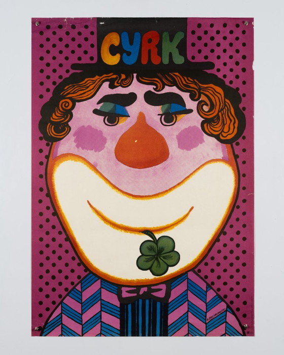 Polacco Cyrk Clown – 1979 – Poster originale vintage del circo di B. Bocianowski – Vintage – 95x66 cm – Paper (photo 3 of 8)