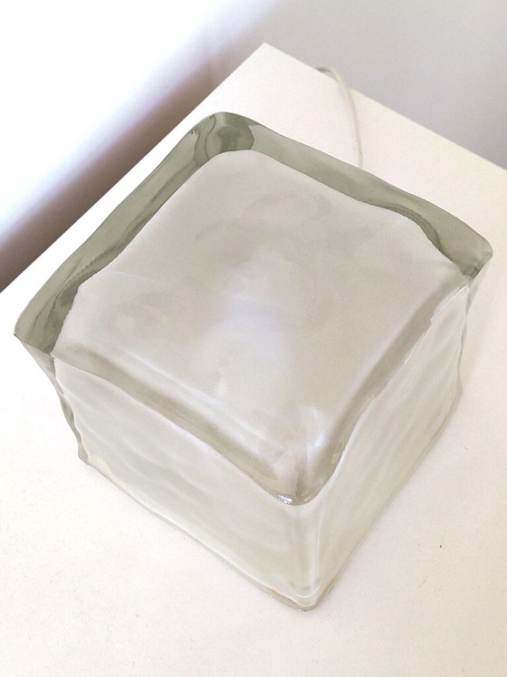 Image 1 of IKEA Iviken ijsblok tafellamp – vintage jaren '90