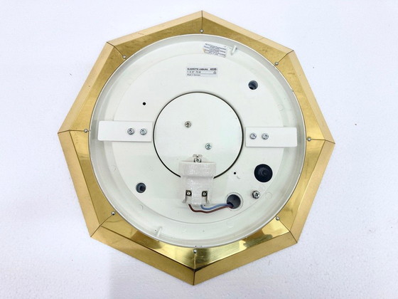 Image 1 of Octagonal ceiling lamp from Glashütte Limburg 70s 80s design