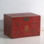 Baule antico dipinto con pittura originale – Cina, circa 1900 – Armadi contenitori, Iron, Brass (photo 10 of 25)