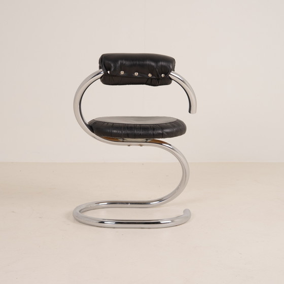 Image 1 of Juego de 6 sillas de comedor “Cobra” de Giotto Stoppino.