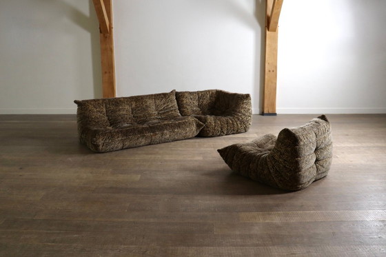 Image 1 of Ligne Roset Togo Sofa Set Liberty special edition by Michel Ducaroy, 1979