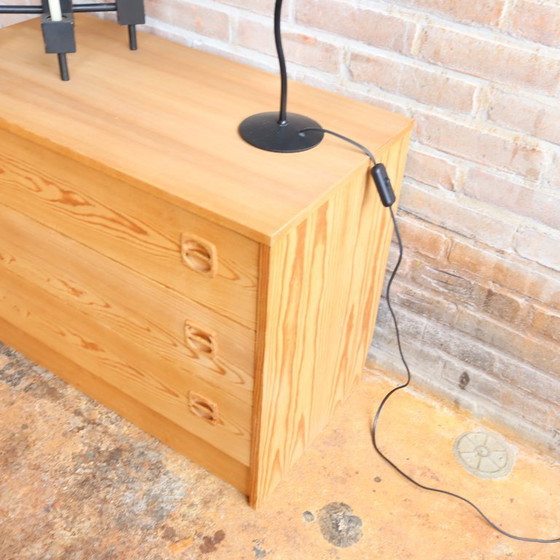 Image 1 of Vintage ladekast licht hout Scandinavisch