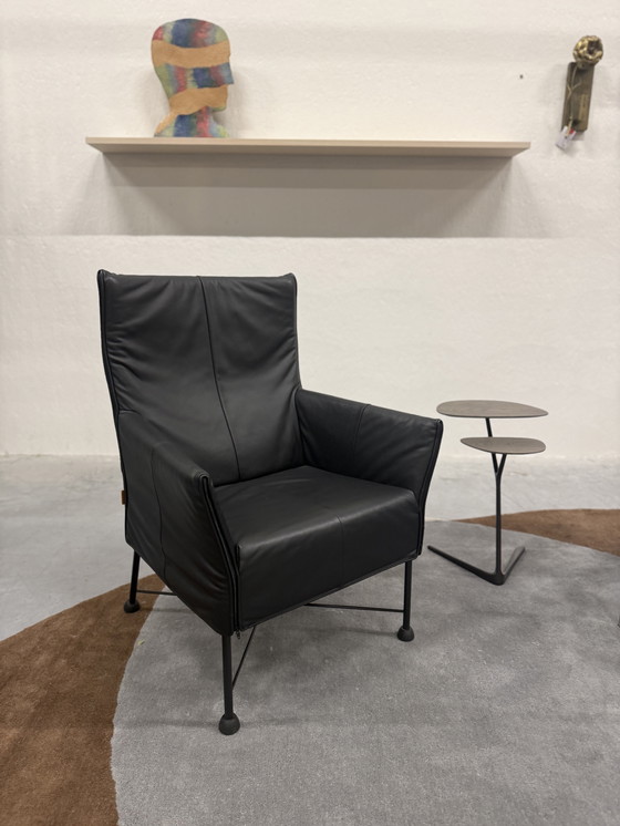 Image 1 of Montis Charly Sessel, schwarzes Leder
