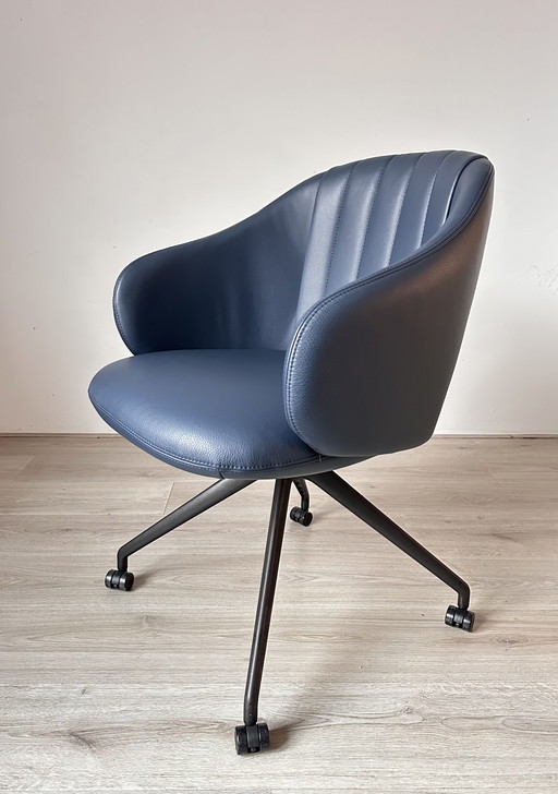 4x Leolux Baani design dining chairs