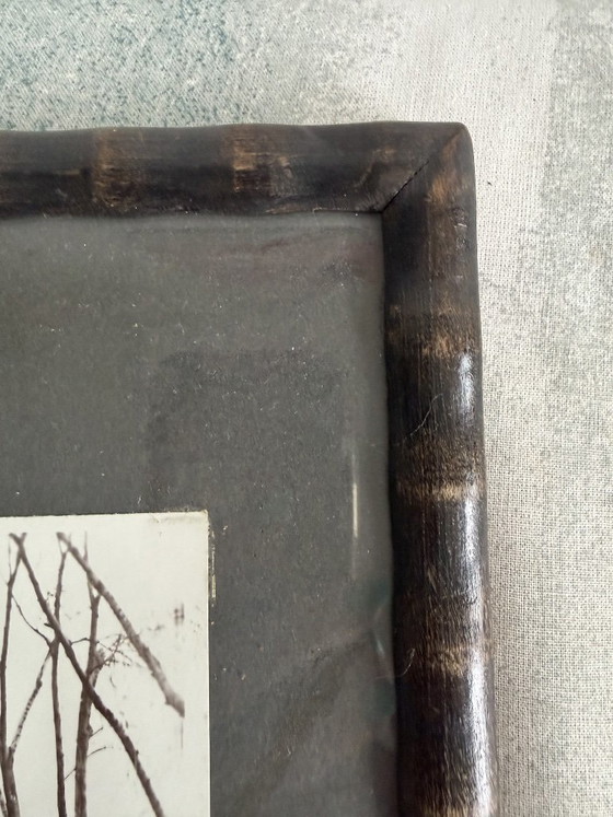Sfeervolle vintage foto Oude Kerk Delft in antieke vlamlijst – Fotografie, Wood (photo 6 of 8)