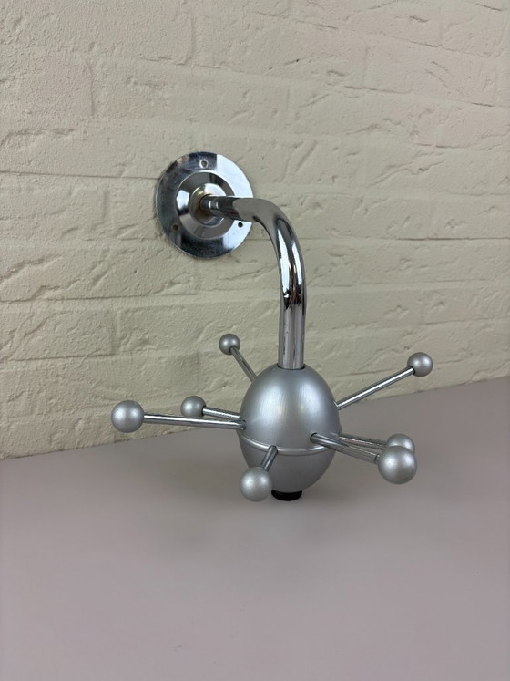 Image 1 of Appendiabiti vintage IKEA "Mina" Sputnik – Argento / Space Age