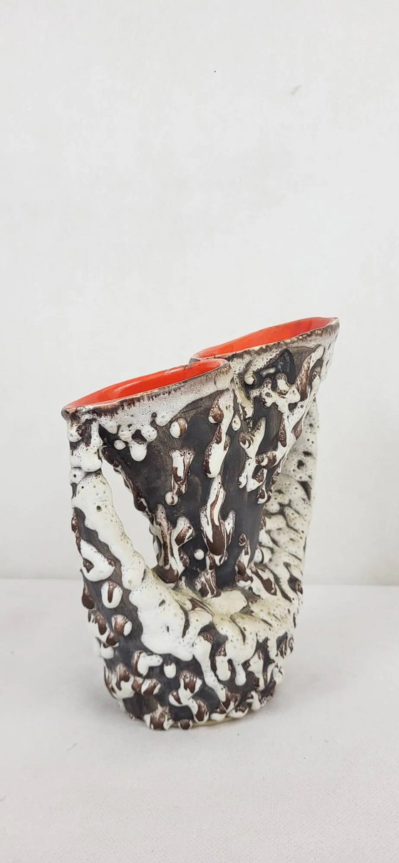 Fat Lava Vase Small Massé Morvan – Porcelain, Vintage (photo 4 of 8)