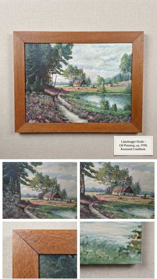 Lüneburger Heide – kunst, Wood, Canvas
