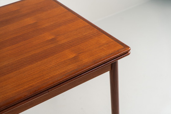 Table à manger danoise extensible en teck, années 1960. – Tables de salle à manger, Wood, Vintage (photo 7 of 11)