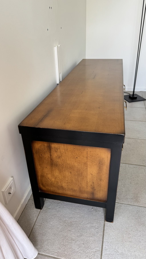 Vintage Chin Hua TV-Ständer von Century Furniture – tv meubelen, Wood, Brass (photo 2 of 5)