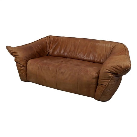 Image 1 of Canapé Andes en cuir cognac par Gerard van den Berg pour Montis, 1970