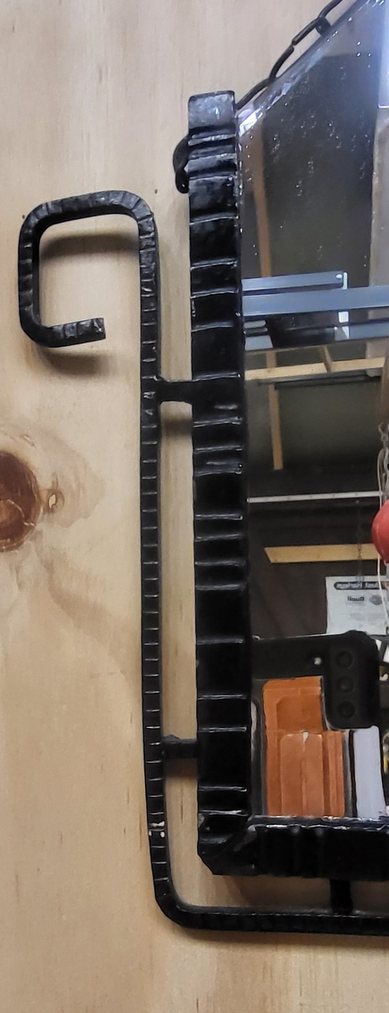 Image 1 of Vintage spiegel brutalisme