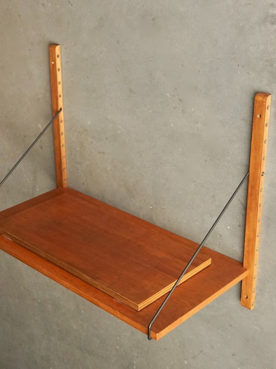 Image 1 of Drehbares Royal-Regal von Poul Cadovius für Cado. 1960s