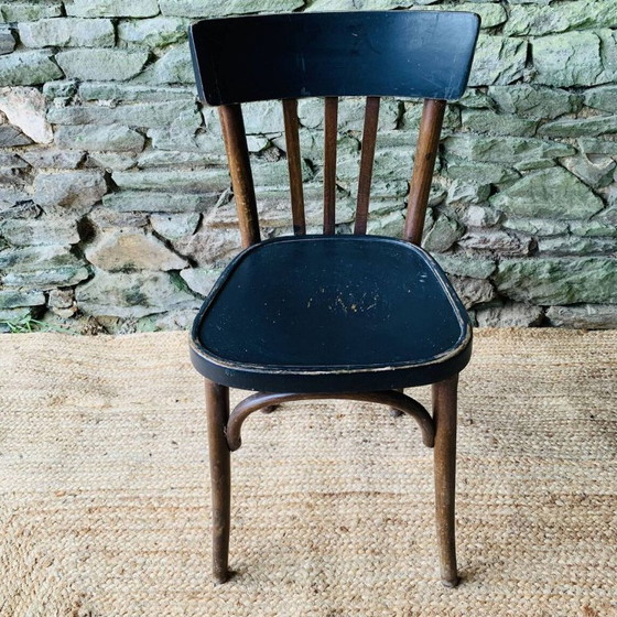 Set di quattro sedie da bistrò vintage in legno curvato – Sedie da pranzo (photo 3 of 18)