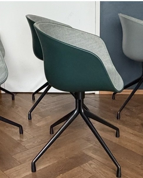 2x Sedie ‘About a chair’ Hay – Sedie da pranzo, Plastica, Lana (photo 4 of 6)
