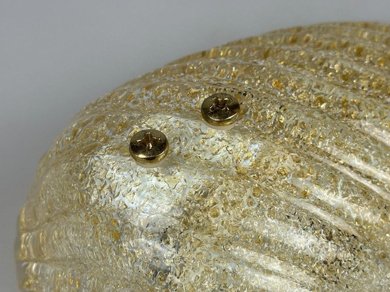 Image 1 of Lampada da parete anni '60 e '70, in vetro e ottone, design spaziale