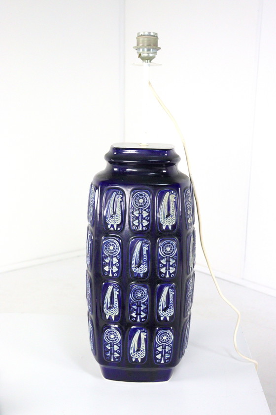 Image 1 of West Germany Ceramic Floor Lamp 942-45 Vintage