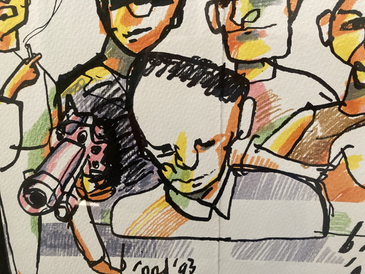 Drawing/aquarelle Herman Brood