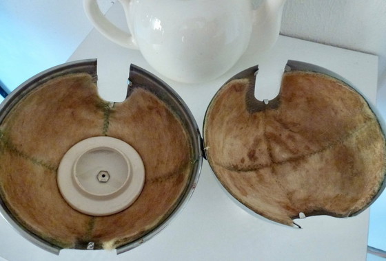 Image 1 of Een vintage "Ever-Hot" theeset, geproduceerd door Perry, Bevan en Co. (PBB). 