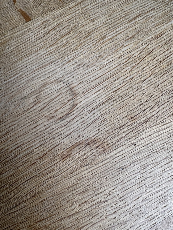 Image 1 of table à manger à chevrons