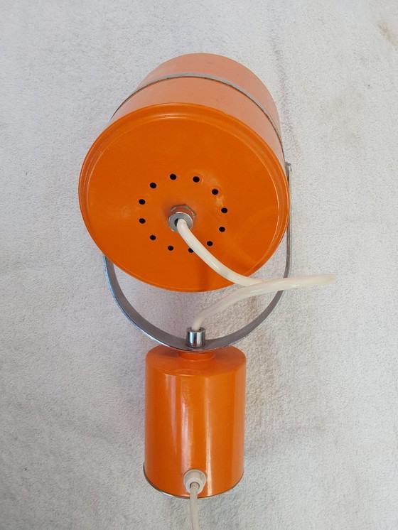 Image 1 of Oranje draaibare tafellamp Sixties Edition