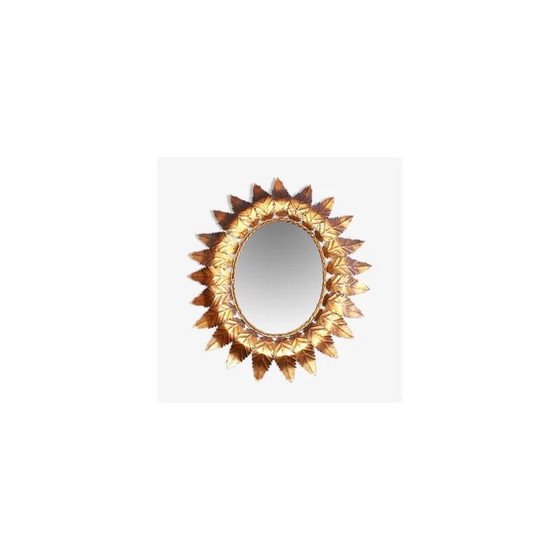 Image 1 of Vintage oval sun mirror