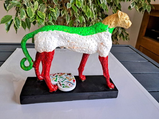 Image 1 of Enzo SAN MARCO - Il ghepardo - Sculpture d'artiste